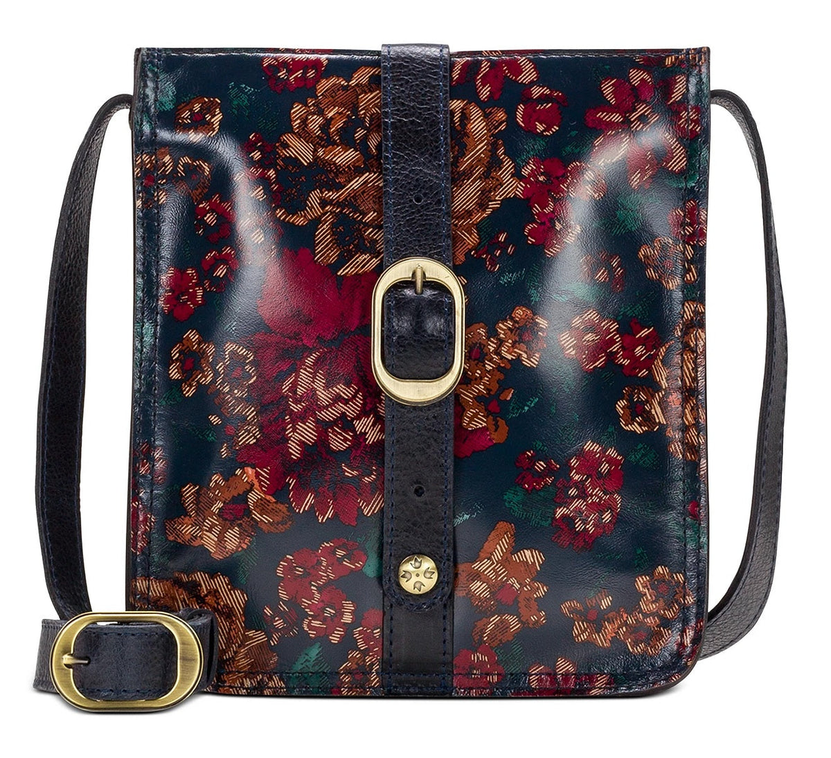 Patricia Nash Fall Tapestry Venezia Crossbody Pouch (Bald White Spot From The Clasp Inside the Back Pocket)