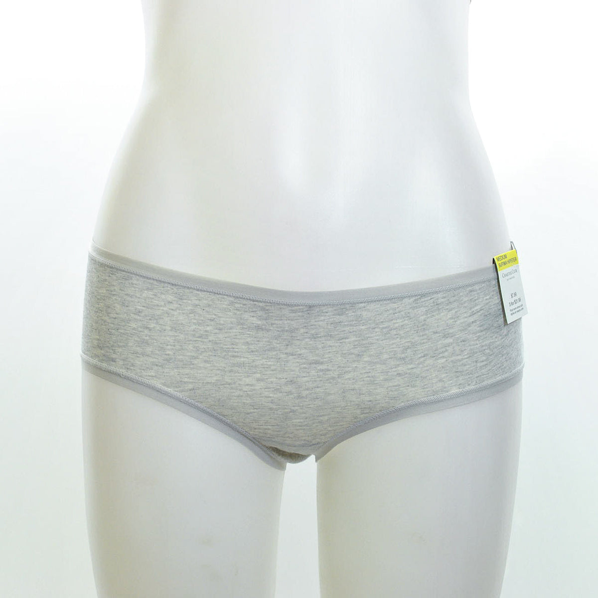 Charter Club Womens Solid-Print Hipster Dove Grey