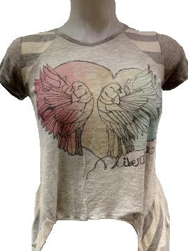 Libertalia Gray/Cream Blouse