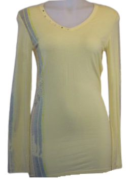 Yellow ANM Long Sleeve Blouse