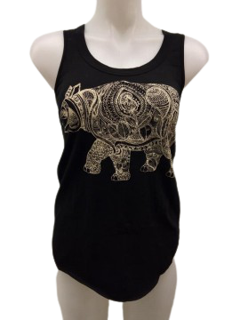 Libertalia Black "Rhino" Tank Top