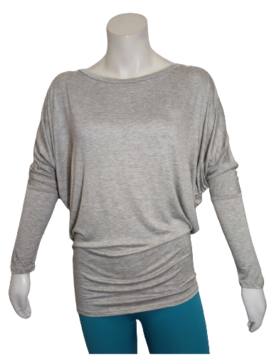 Love In Gray Long Sleeve Top