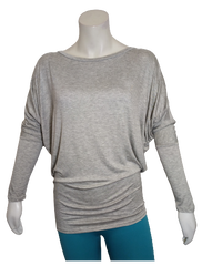 Love In Gray Long Sleeve Top