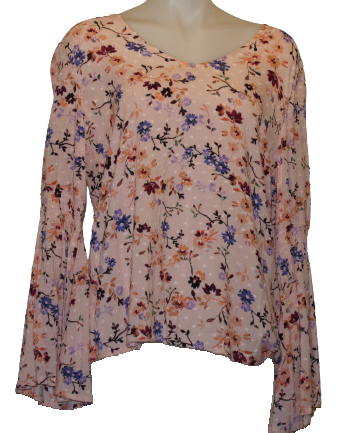 Pink/Purple Cupio Floral Blouse