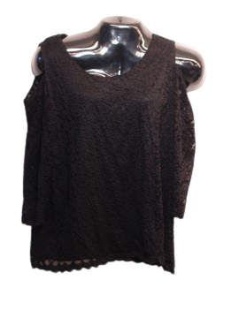 Black NY Collection Mesh Top