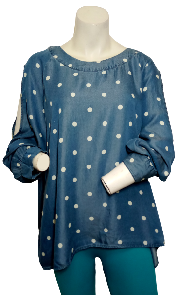 Appraisal Woman Denim Blouse