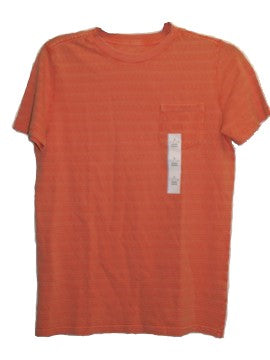 Orange textured t-shirt