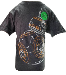 Gray BB-8 Star Wars t-shirt