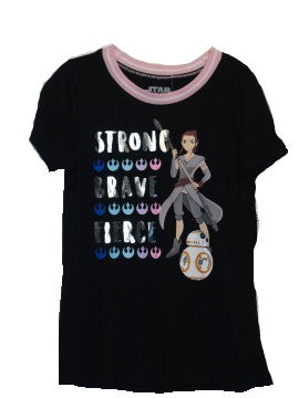 Black Star Wars printed t-shirt