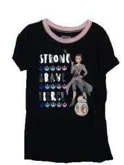 Black Star Wars printed t-shirt