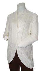 Tudor Court Wrap Sweater Cream