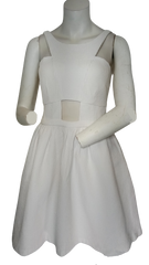 Minuet cutout squares dress