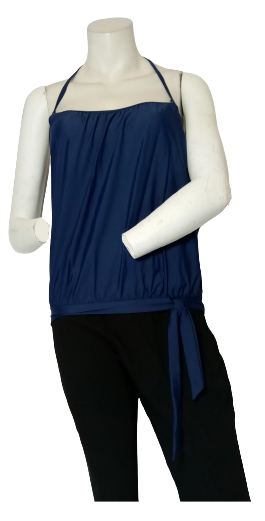 Navy Tankini Style Swim Top
