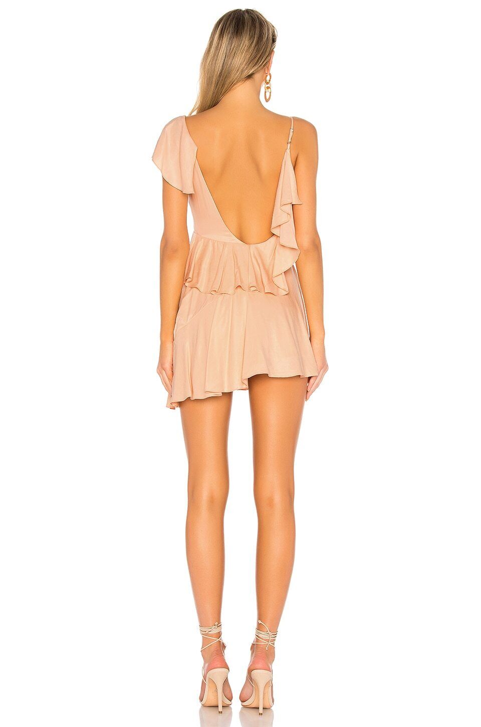 mini dress with ruffles