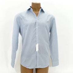 Society of Threads white/navy shirt 16-16.5, 34/35