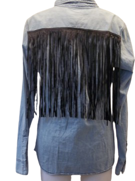 Carmar Denim Shirt with Fringe