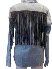 Carmar Denim Shirt with Fringe