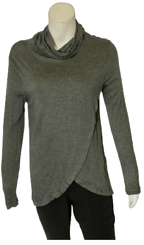 Zenana Outfitters Gray Turtleneck