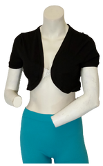 Zenana Outfitters Black Bolero Top