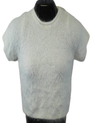 House Of Three Fuzzy Cropped Sweater