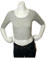 Love In 3/4 sleeve crop top