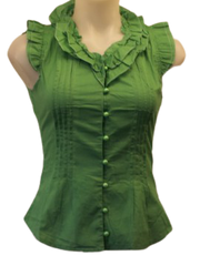 Runway Paris Green Blouse
