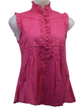 Runway Paris Pink Buttoned Top