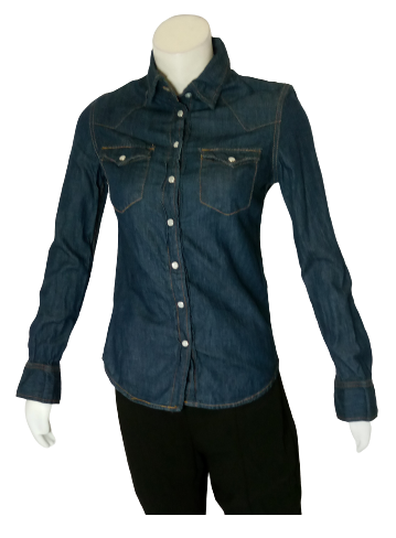Carmar Dark Denim Blouse