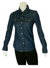 Carmar Dark Denim Blouse