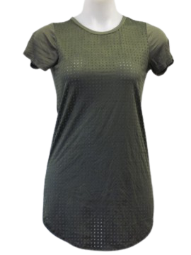 Blush Olive Short Sleeve Blouse