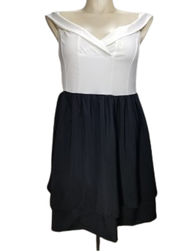 Dressfo black/white dress 2x