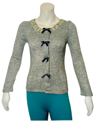 Y1Y2 Bow Pearl Sweater