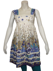 Audrea Blue/White Floral Dress