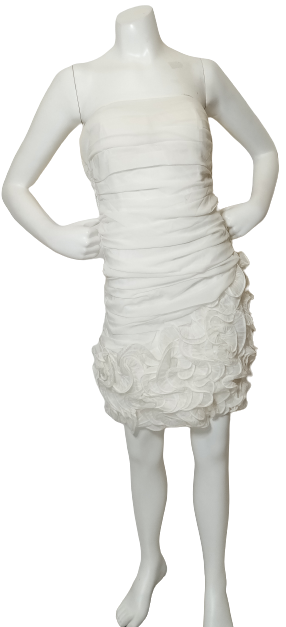 Minuet White Strapless Dress