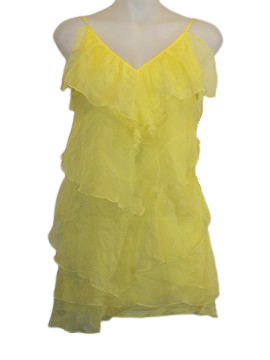 Minuet Yellow Layered Dress