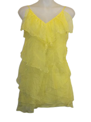 Minuet Yellow Layered Dress
