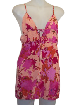 Ecru Lab Pink/Red Floral Dress