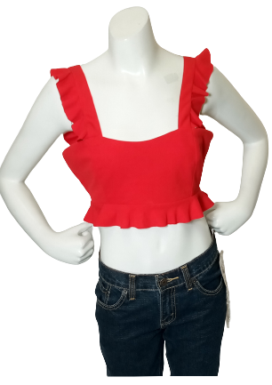 Red Etophe Studios Ruffled Top
