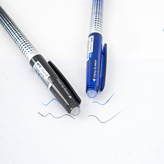 M&G Erasable Gel Pen Black 0.7mm Cap with eraser (4 per pack)
