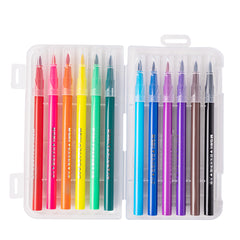 M&G Soft Brush Watercolor Pen Washable 12 colors (1 per pack)