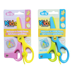 M&G Kids Safety Scissors 13.5mm Plastic blade, safe elastic force function